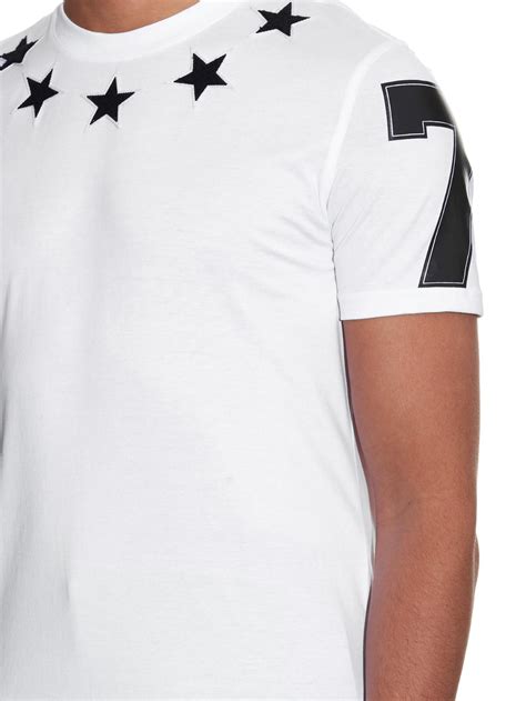 givenchy star shirt white